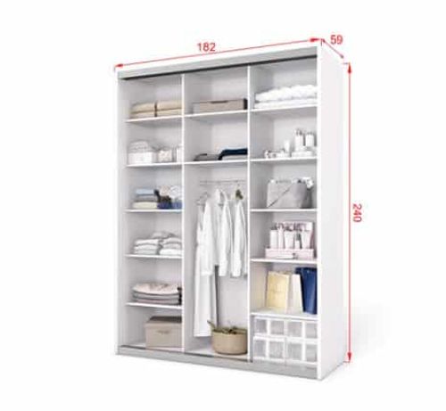 ארון הזזה 3 דלתות דגם 11