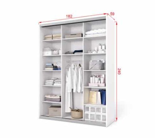 ארון הזזה 3 דלתות דגם 2