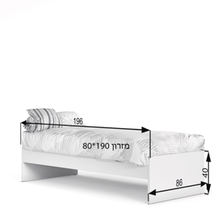מיטת יחיד דגם דגם 10 V1
