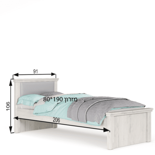 מיטת יחיד דגם 9 V1 פסים ליאור