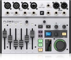 מיקסר דיגיטלי 8 ערוצים Behringer Flow 8