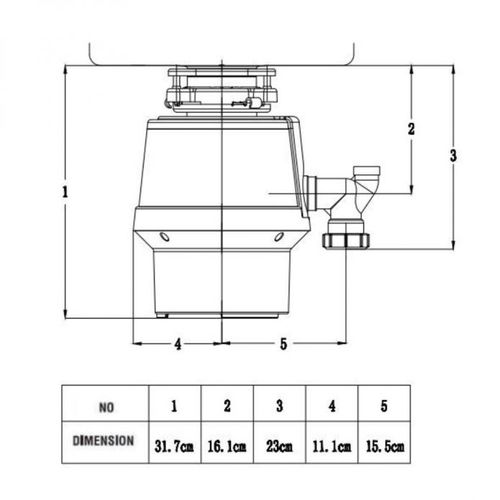 טוחן אשפה Waste Green 