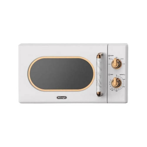 מיקרוגל מכני רטרו דגם DL3720W DELONGHI בצבע לבן