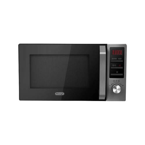 מיקרוגל דיגיטלי משולב גריל דגם DL2029 DELONGHI בצבע נירוסטה/זכוכית שחורה