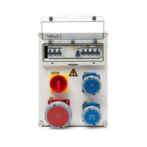 לוח חשמל זמני NSK-40A IK08 IP65  Nisko 
