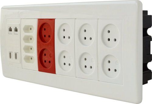 עמדת  HOME & OFFICE תחת הטיח 12 מודול, ללא אביזרים Nisko 
