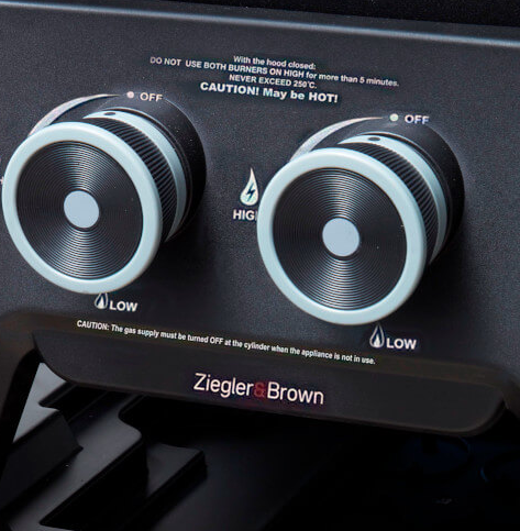 גריל גז Ziggy Elite 2 Hybrid עם עגלה