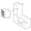 תנור בנוי Gorenje גורנייה BOS6737SYB שחור