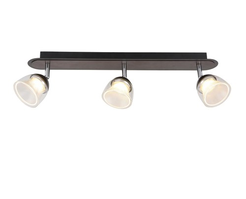 3 ספוטים שחור LED 3X5W