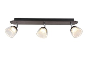 3 ספוטים שחור LED 3X5W