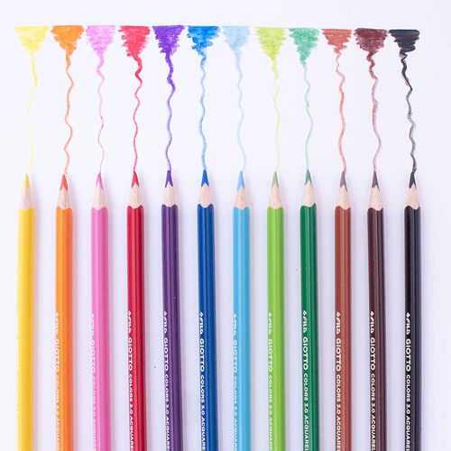 24 עפרונות אקוורל צבעוניים Giotto  COLORS 3.0 ACQUARELL