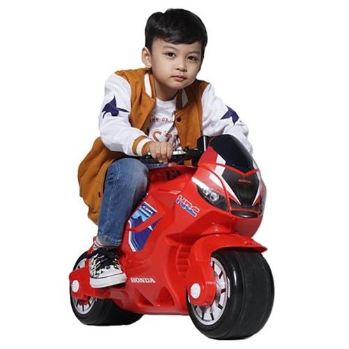 בימבה אופנוע הראשון שלי HONDA עם אפקטים קוליים לגיל שנתיים ומעלה - אדום