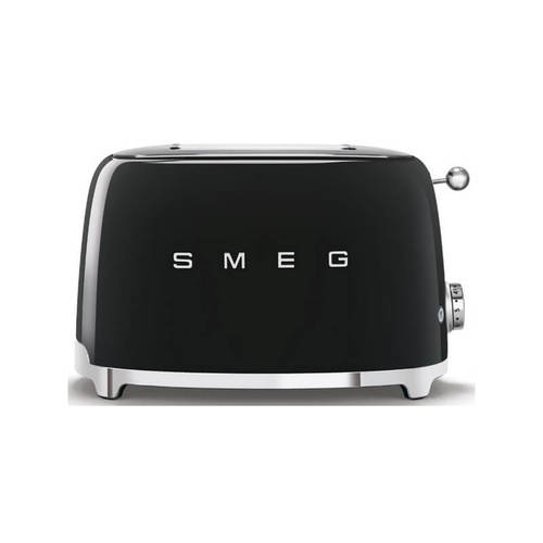 מצנם 2 פרוסות דגם TSF01 SMEG בצבע שחור