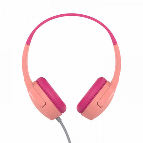אוזניות On-Ear חוטיות לילדים Belkin SoundForm Mini צבע ורוד