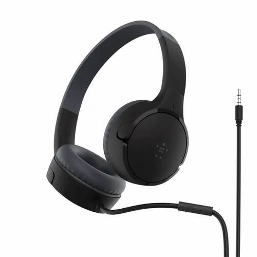 אוזניות On-Ear חוטיות לילדים Belkin SoundForm Mini צבע שחור