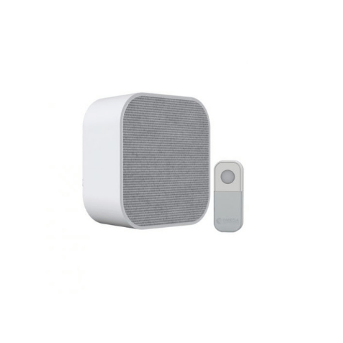 פעמון דלת DC אלחוטי דיגיטלי לבן OM-SPEAKER147-DC-WH