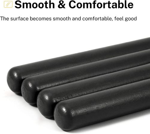 מקלות תופים 5A בצבע שחור DS5A Drumsticks Classic Maple Wood בצבע שחור מבית DONNER