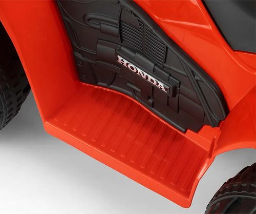 טרקטורון ממונע 6V רחב ויציב לילדים הונדה Quad HONDA ATV עם אורות - שחור