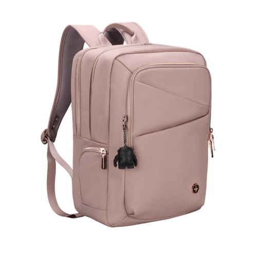 תיק גב Swiss Digital Katy Rose Size L 16″ & 12.9″ iPad ורוד לוטוס