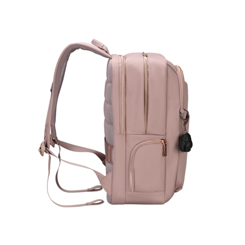 תיק גב Swiss Digital Katy Rose Size L 16″ & 12.9″ iPad ורוד לוטוס