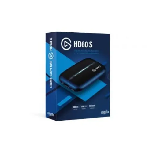 כרטיס לכידה מקצועי חיבור Type-C בצבע שחור ELGATO 1GC109901004 CORS HD60S Game Capture