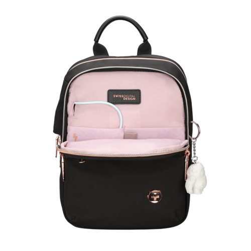 תיק גב Swiss Digital Katy Rose Size M 9.75″ iPad שחור