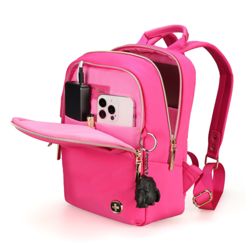 תיק גב Swiss Digital Katy Rose Size M 9.75″ iPad ורוד פוקסיה