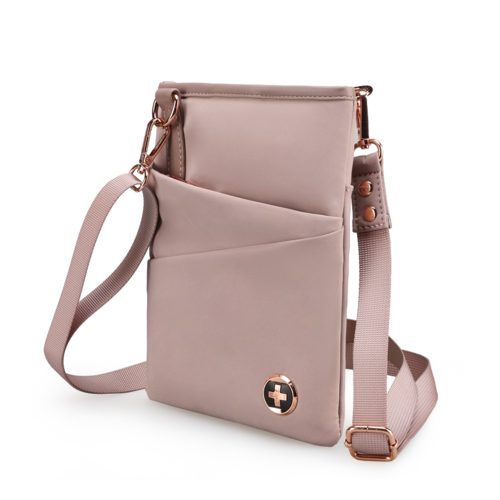 תיק צד Swiss Digital Katy Rose Mini ורוד לוטוס