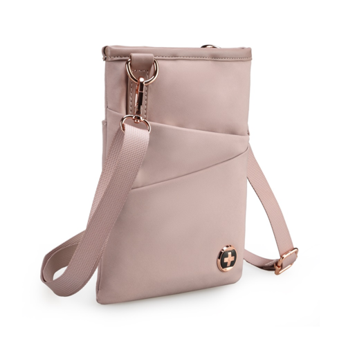 תיק צד Swiss Digital Katy Rose Mini ורוד לוטוס