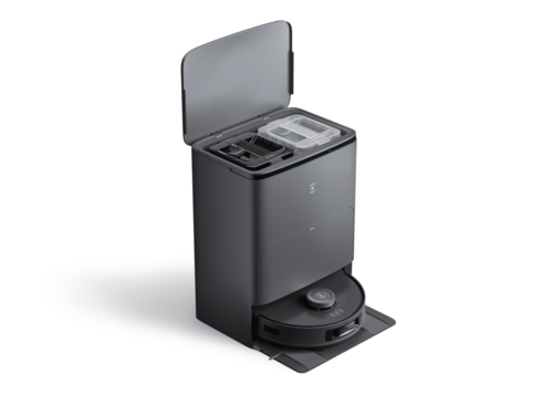שואב רובוטי עם תחנת עגינה ECOVACS DEEBOT T30S Pro OMNI שחור