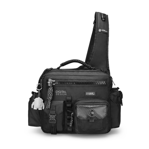 תיק צד נשיאה Swiss Digital Balerna Ultimate Storage Size M 13 inch כולל Apple FMI שחור