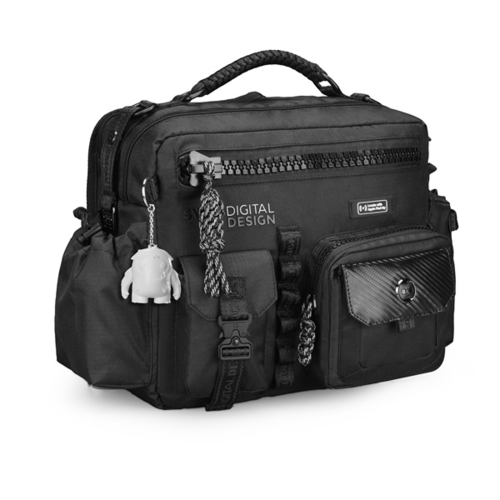 תיק צד נשיאה Swiss Digital Balerna Ultimate Storage Size M 13 inch כולל Apple FMI שחור