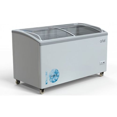 מקפיא שוכב דלת זכוכית קעורה 270 ליטר Artel AFA-310 DF