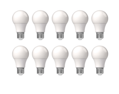 מארז 10 נורות לד 10W אור לבן