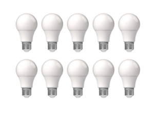 מארז 10 נורות לד 10W אור לבן