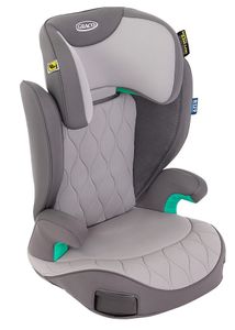 בוסטר גב לילדים אפיקס Affix R129 עם חיבור איזופיקס וריפוד עבה במיוחד - אפור IRON