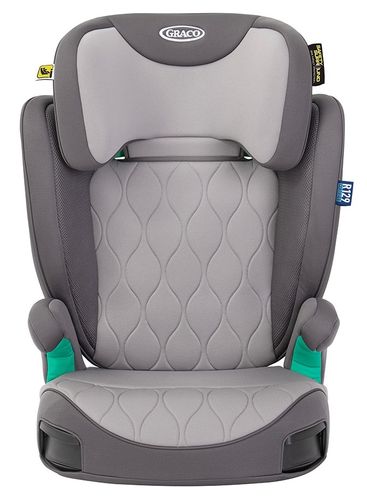 בוסטר גב לילדים אפיקס Affix R129 עם חיבור איזופיקס וריפוד עבה במיוחד - אפור IRON