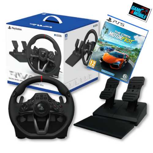 HORI RACING WHEEL APEX + GAME THE CREW MOTORFEST PS5
