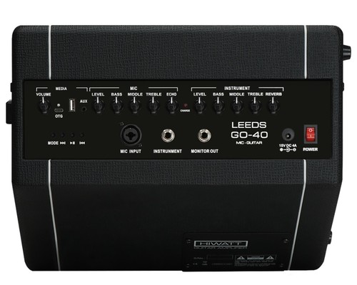 זווית נוספת Hiwatt Leeds GO40 Mobile Guitar & Vocal Amplifier
