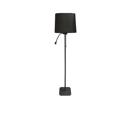 עמידה+קריאה שחור E27 60W+LED 3W