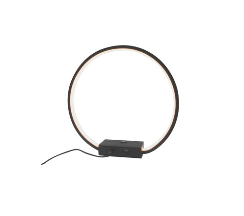 שולחן עיגול שחור LED 12W