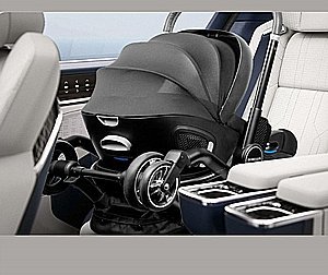 חדש! סלקל על גלגלים 5 ב 1 טיולון וכיסא בטיחות - car seat strolle- שחור/אפור
