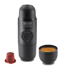 מכונת אספרסו ניידת לשטח Minipresso CA שחור