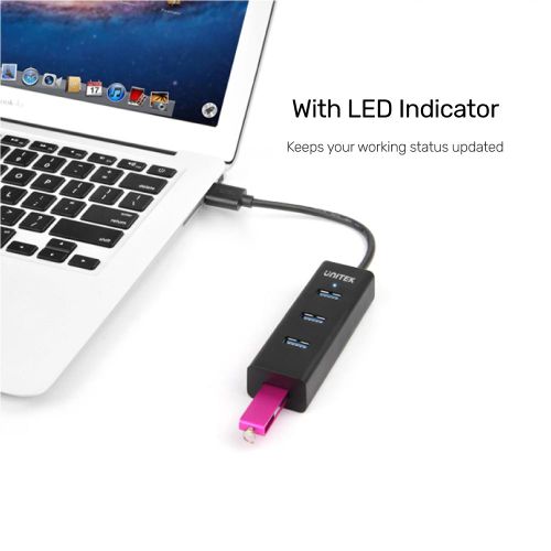 מפצל יו אס בי X4 PORT HUB USB 3.0 