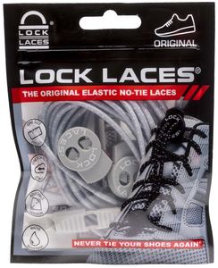 Locklaces - Cool Gray - שרוכי גומי