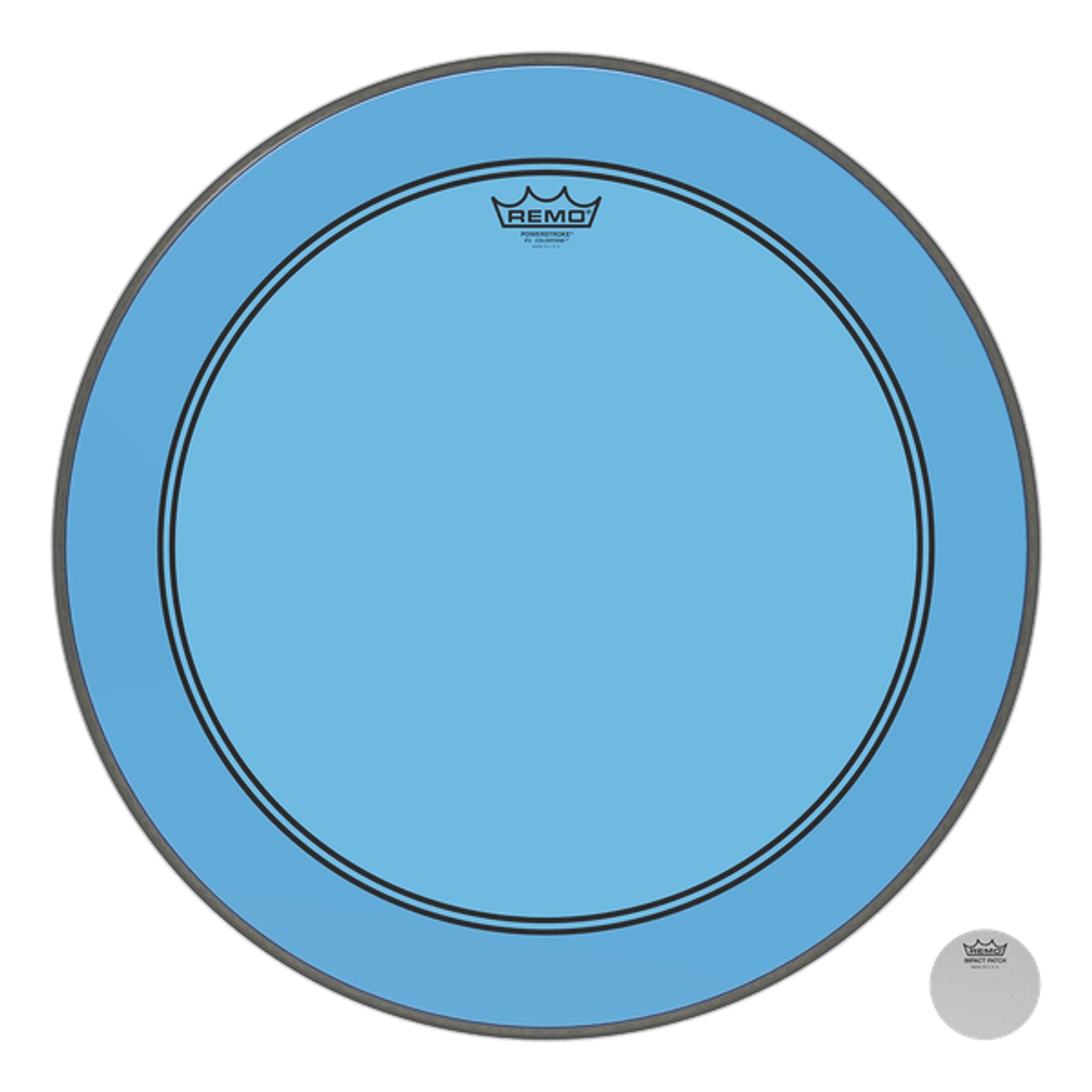 Remo Powerstroke P3 Colortone BLUE 18"