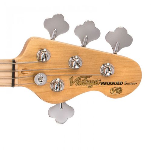 זוית נוספת Vintage V96 ReIssued 4-String Active Bass ~ Black