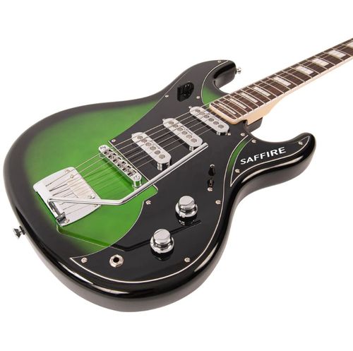 זוית נוספת Rapier Saffire Electric Guitar ~ Greenburst