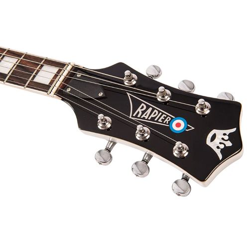 זוית נוספת Rapier Saffire Electric Guitar ~ Vintage White