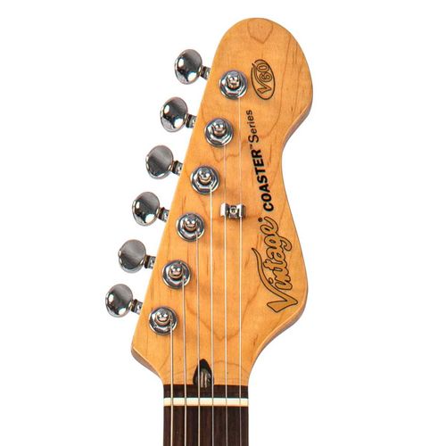 זוית נוספת Vintage V60 ReIssued Vibrato Electric Guitar ~ Candy Apple Blue